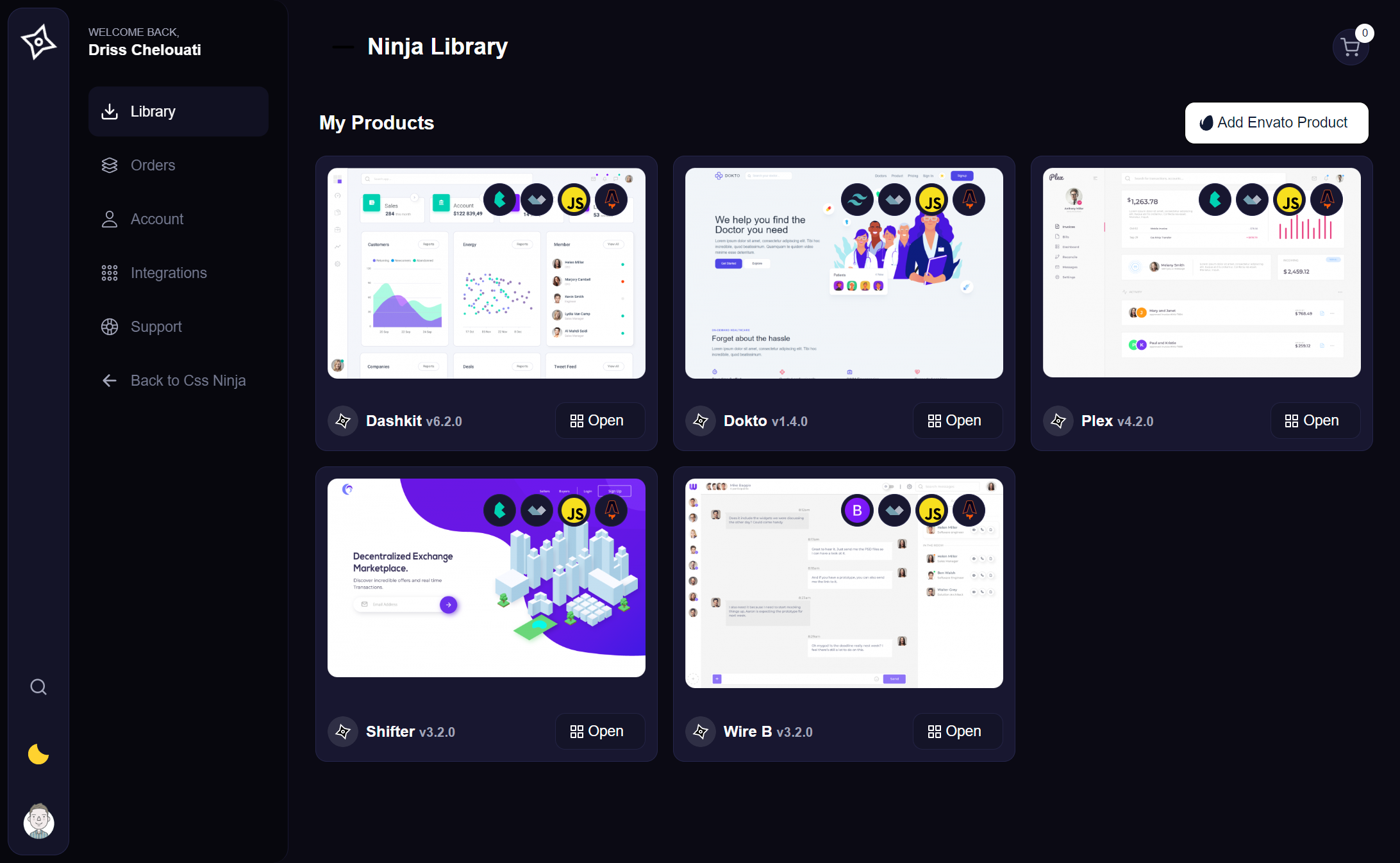 Library Page