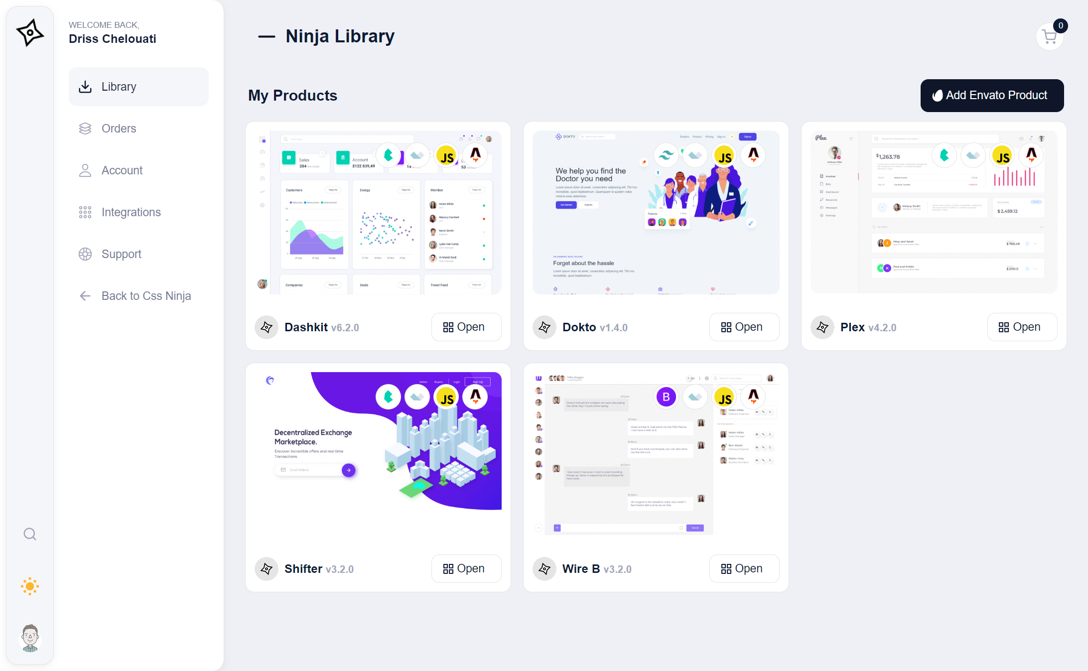 Library Page