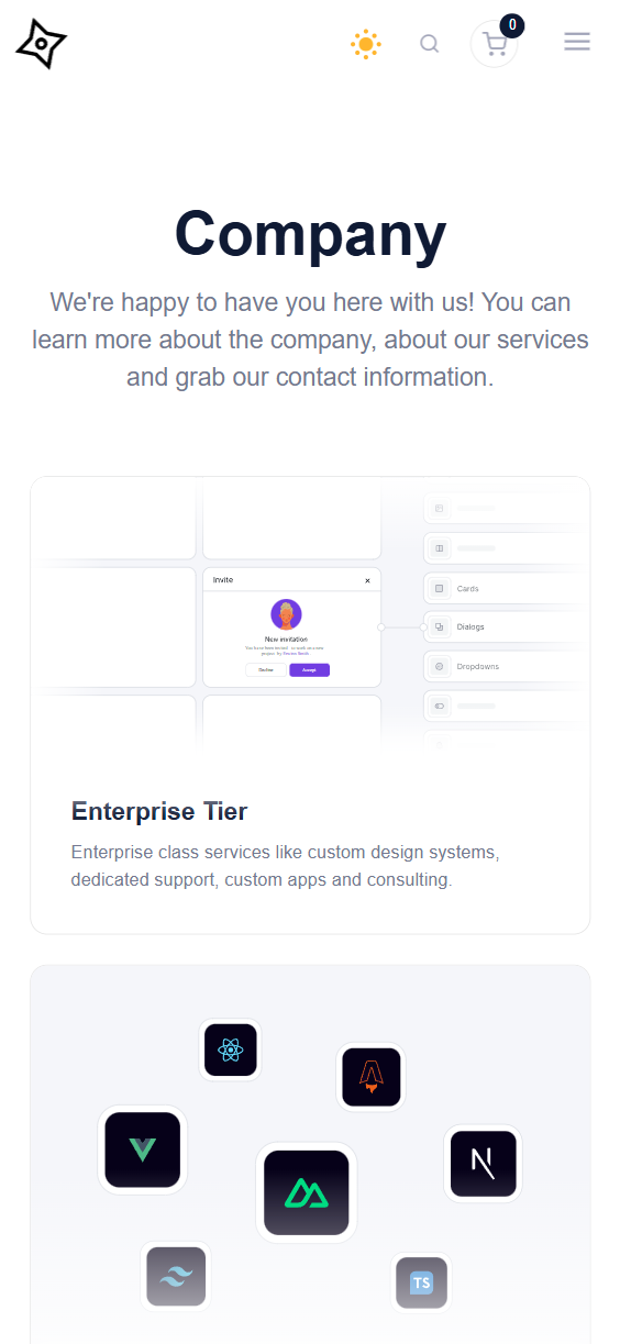 Css Ninja Mobile UI