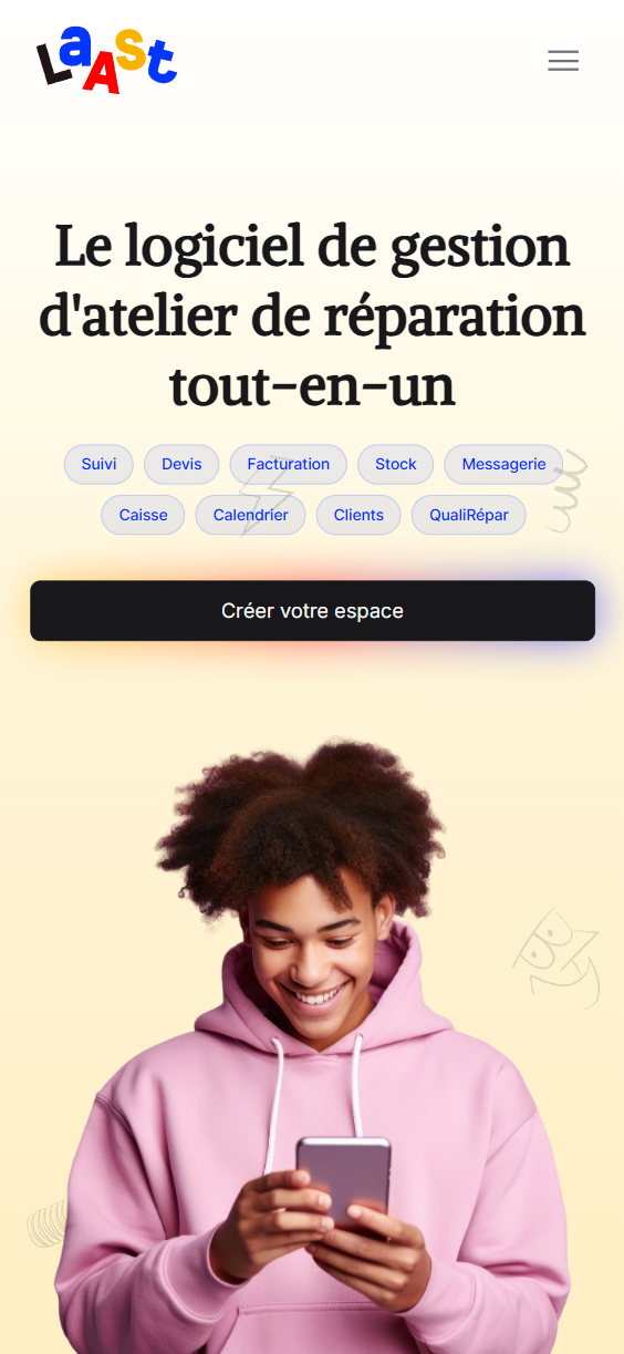 Laast Mobile UI