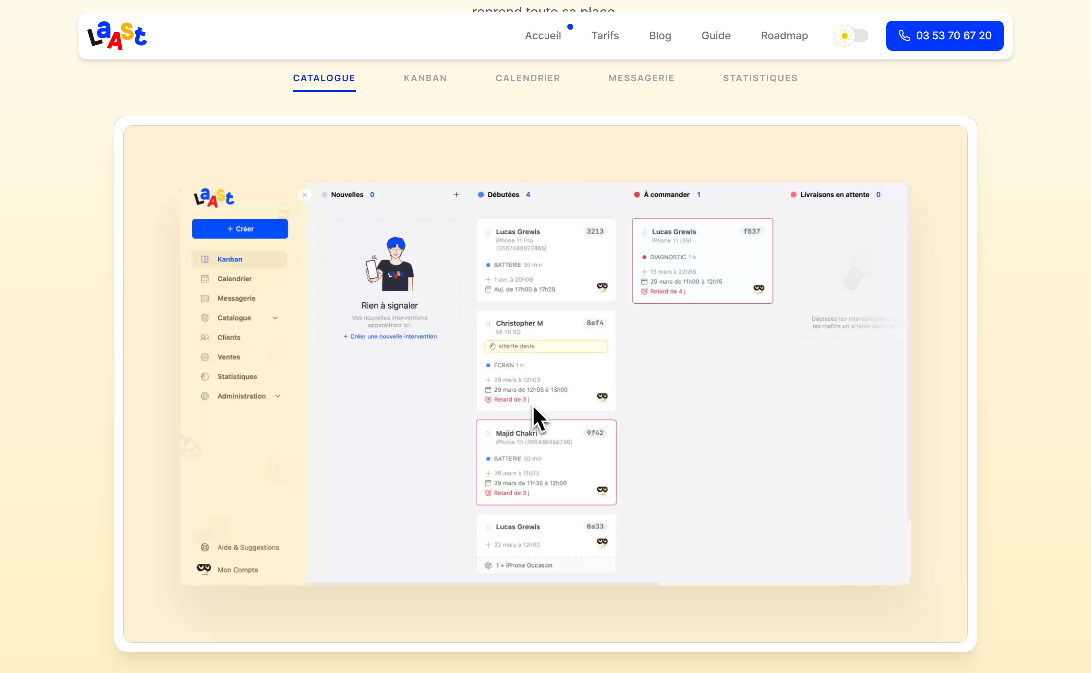 Laast.io UI