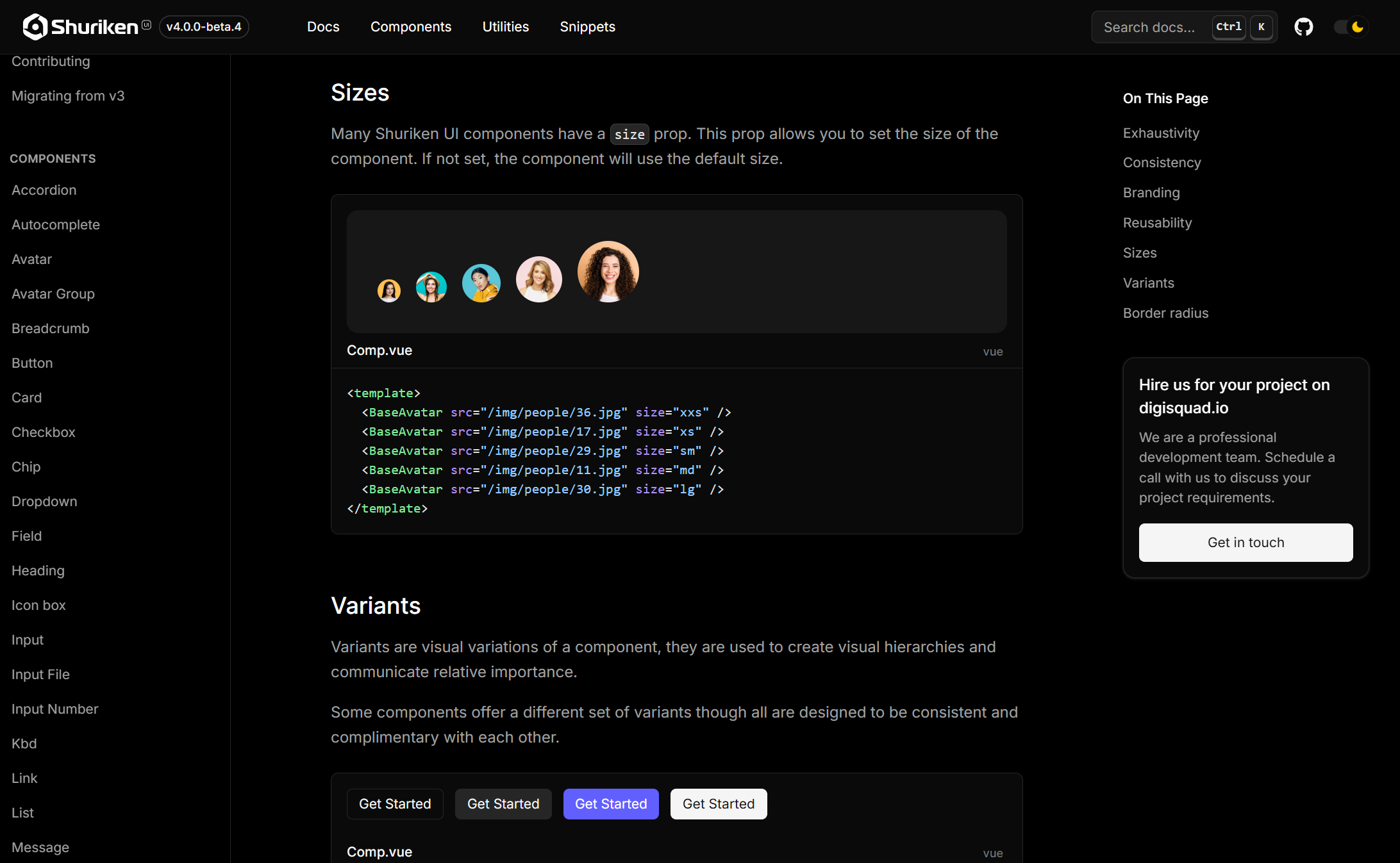 Shuriken UI Documentation