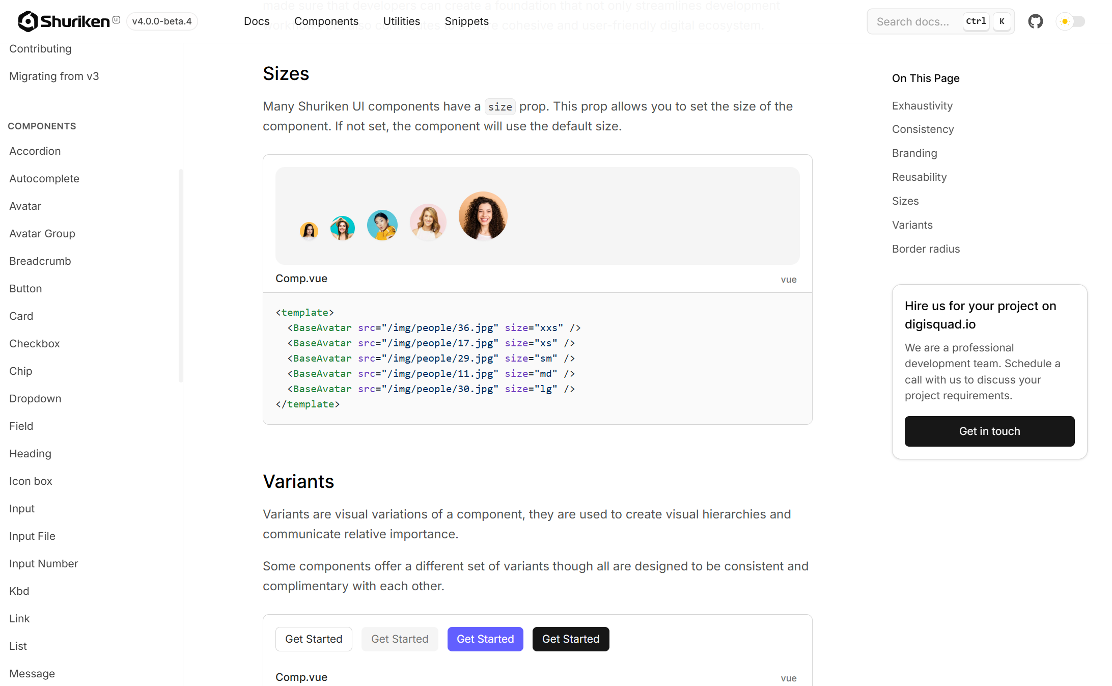 Shuriken UI Documentation