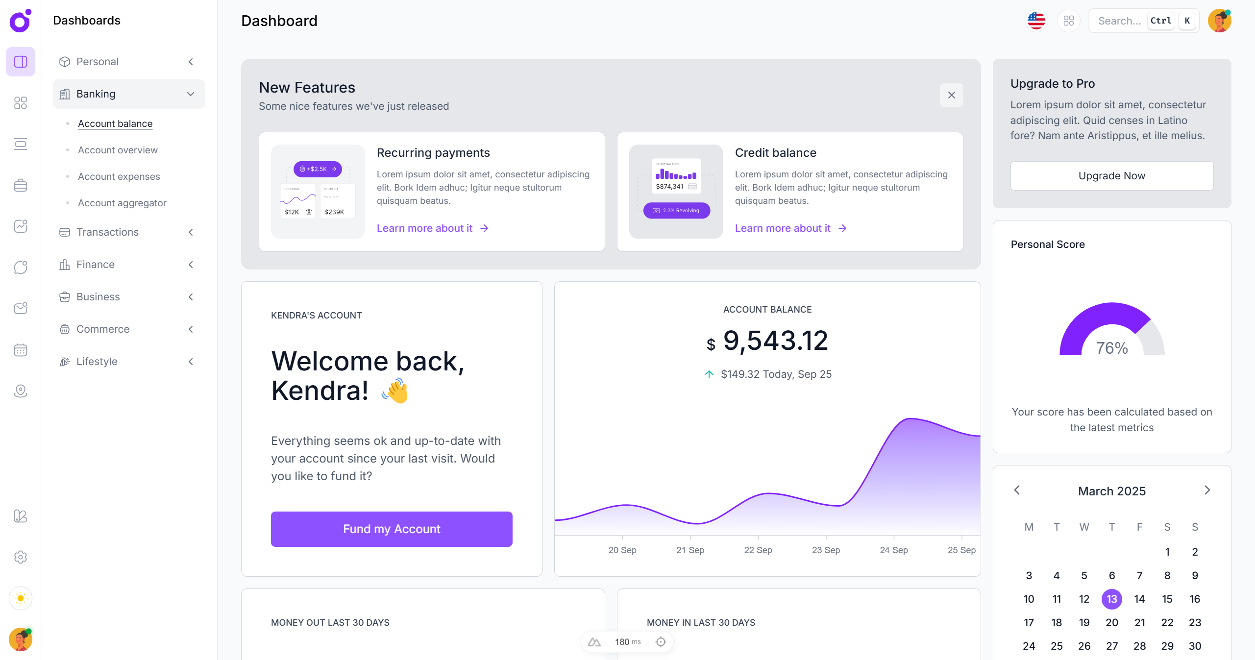 Tairo Dashboard UI Kit
