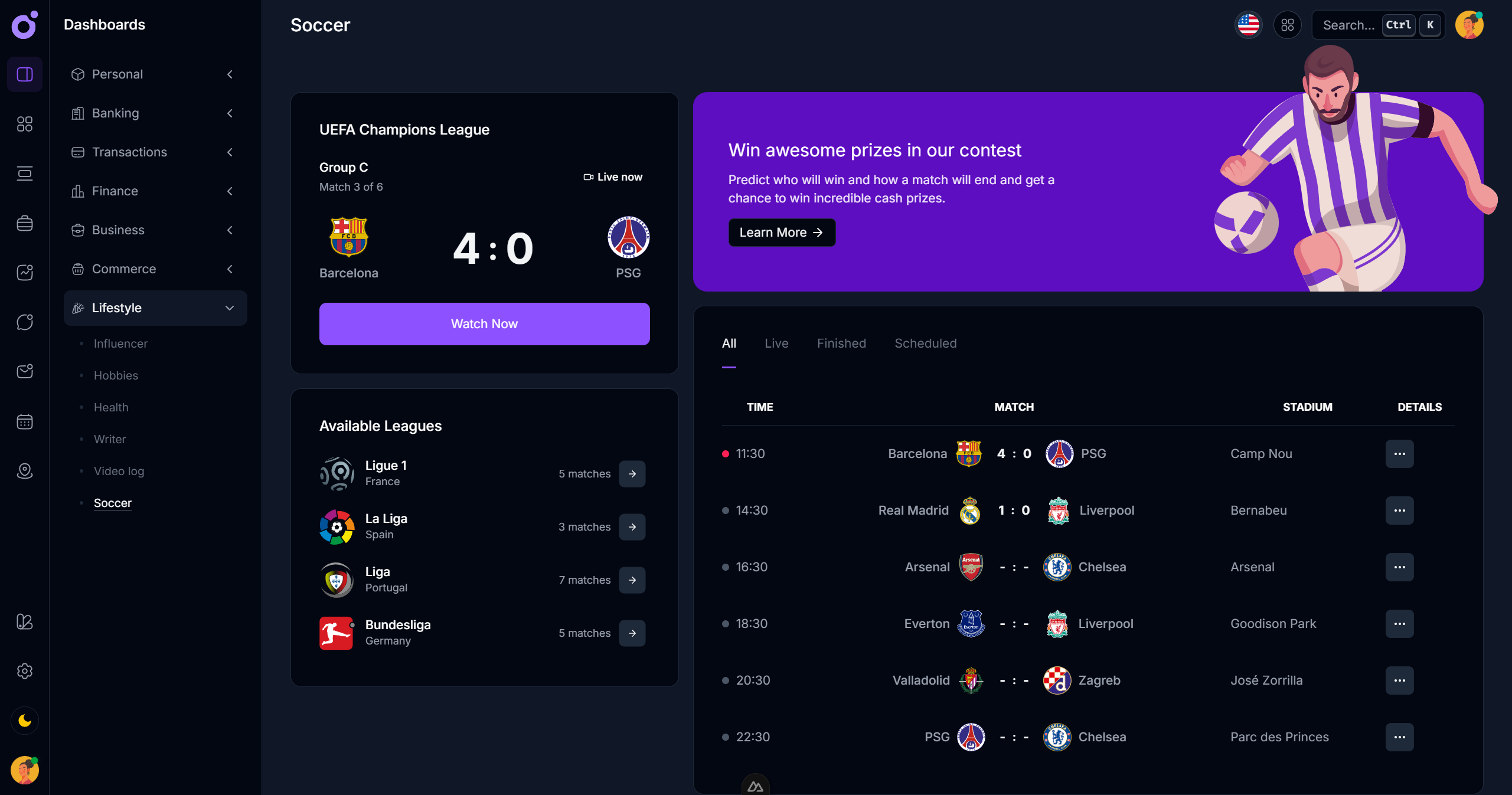 Tairo Dashboard UI Kit