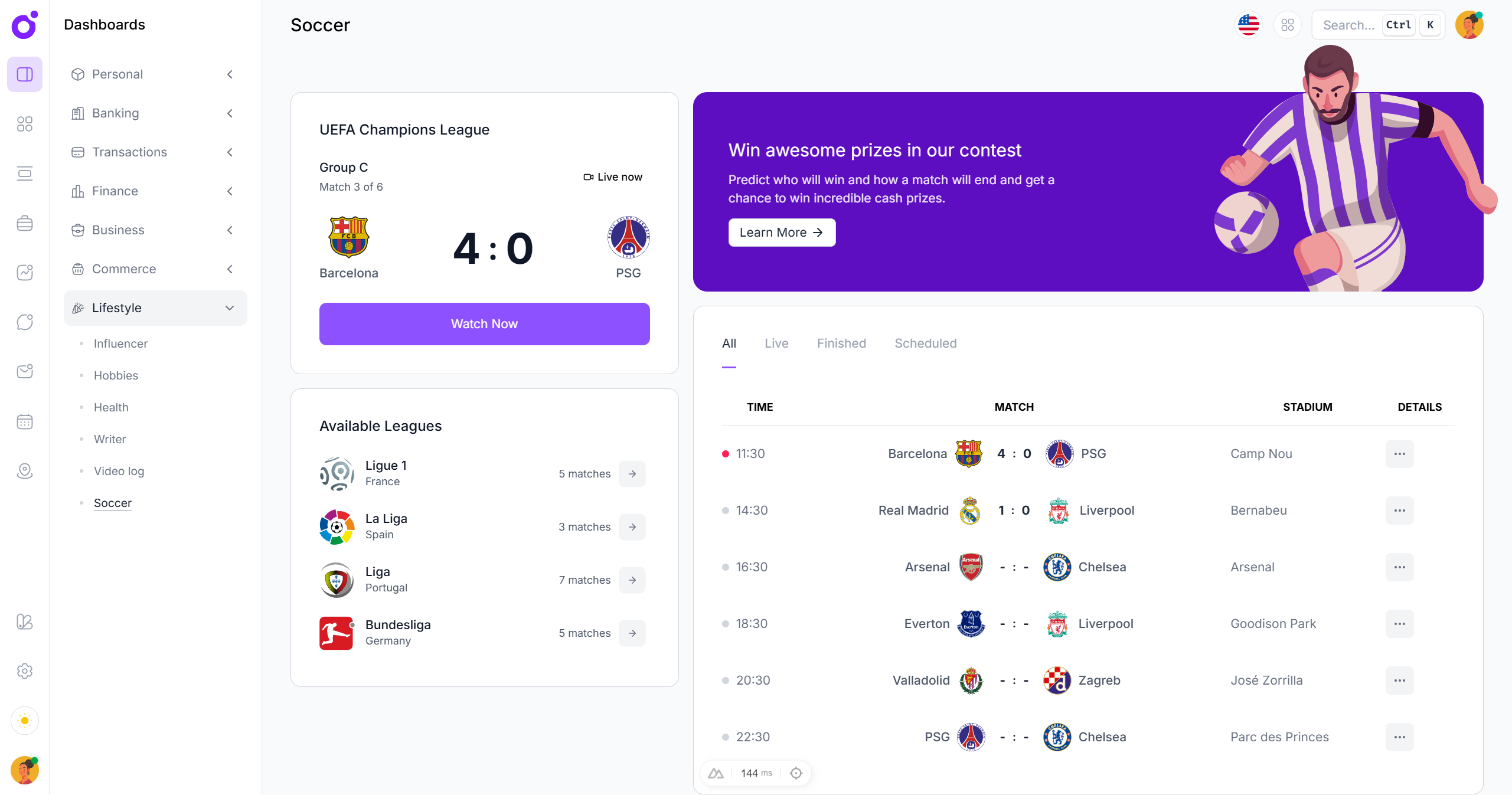 Tairo Dashboard UI Kit