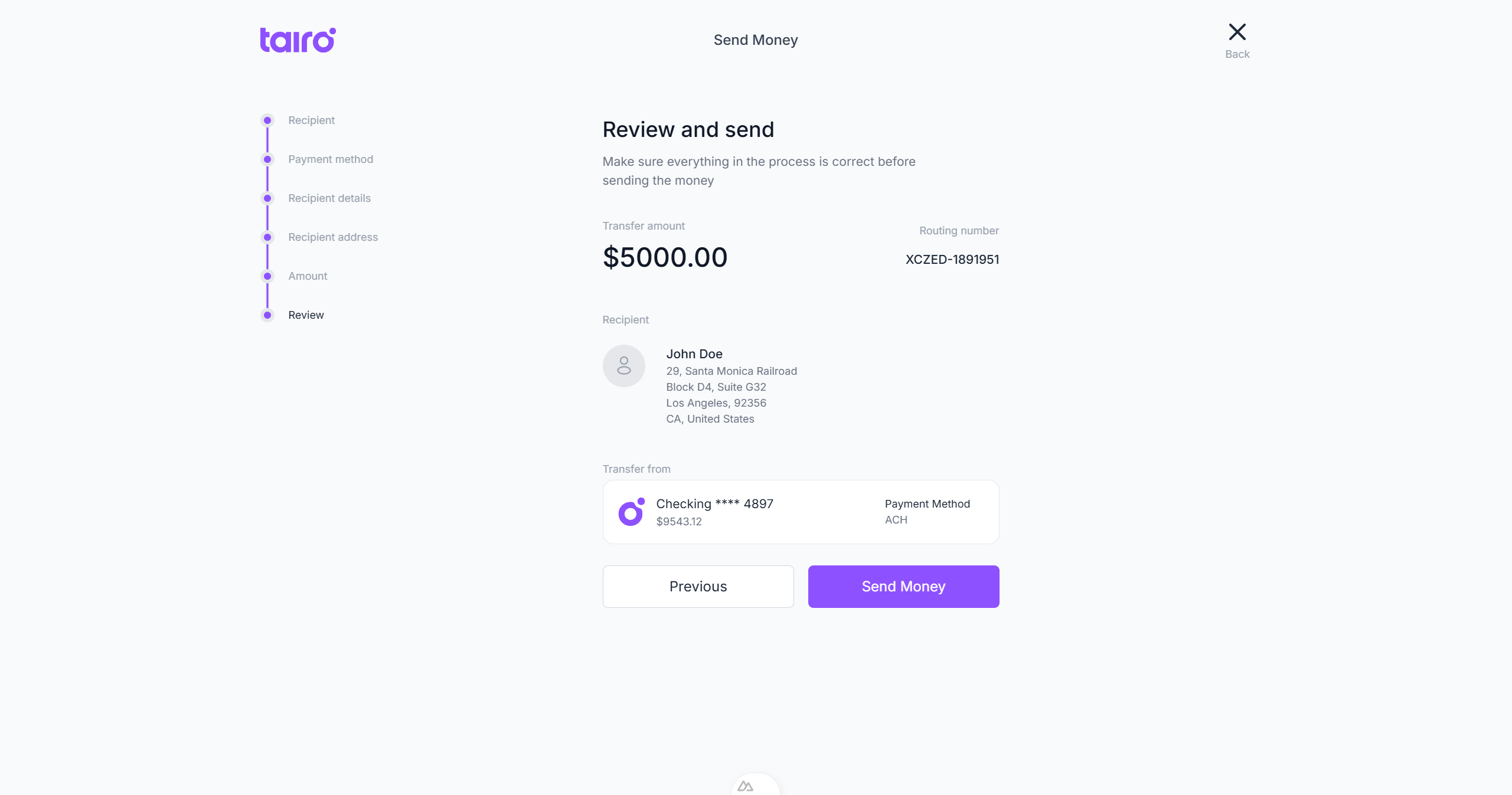 Tairo Dashboard UI Kit